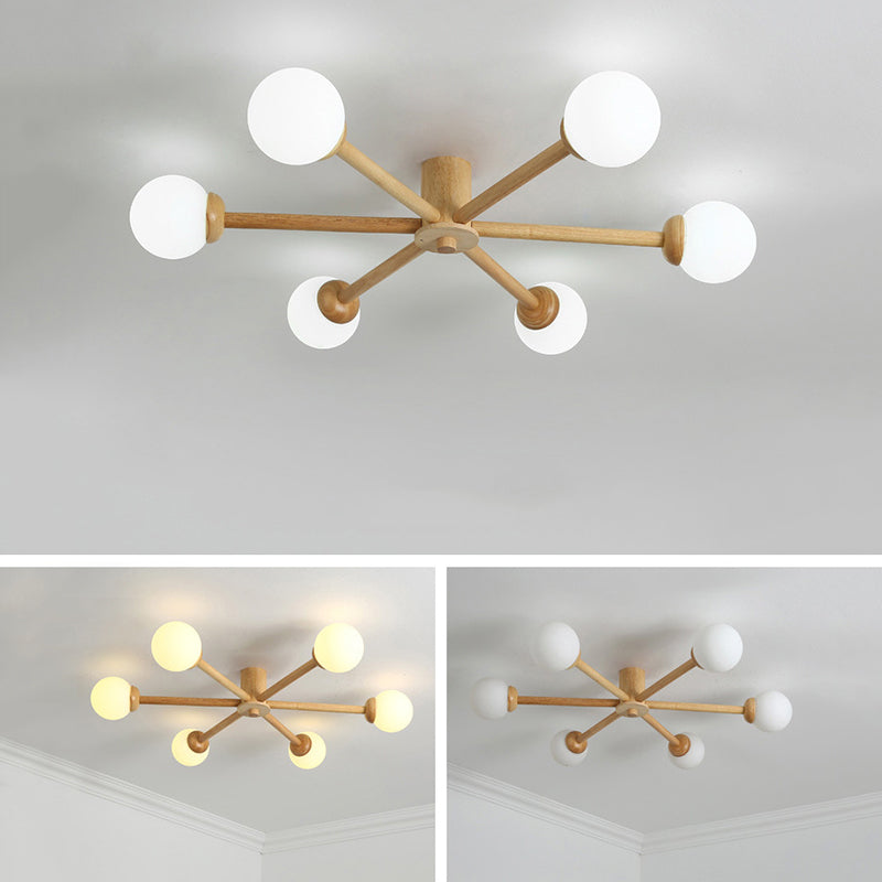 Baldenwynne Glass Ceiling Light-Moonnatur