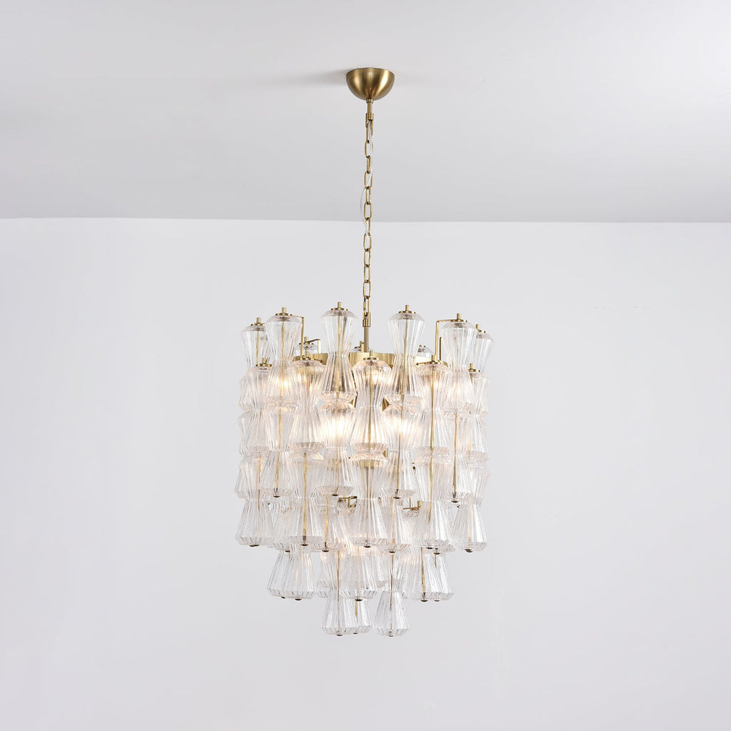 Deneleth Glass Chandelier-Moonnatur