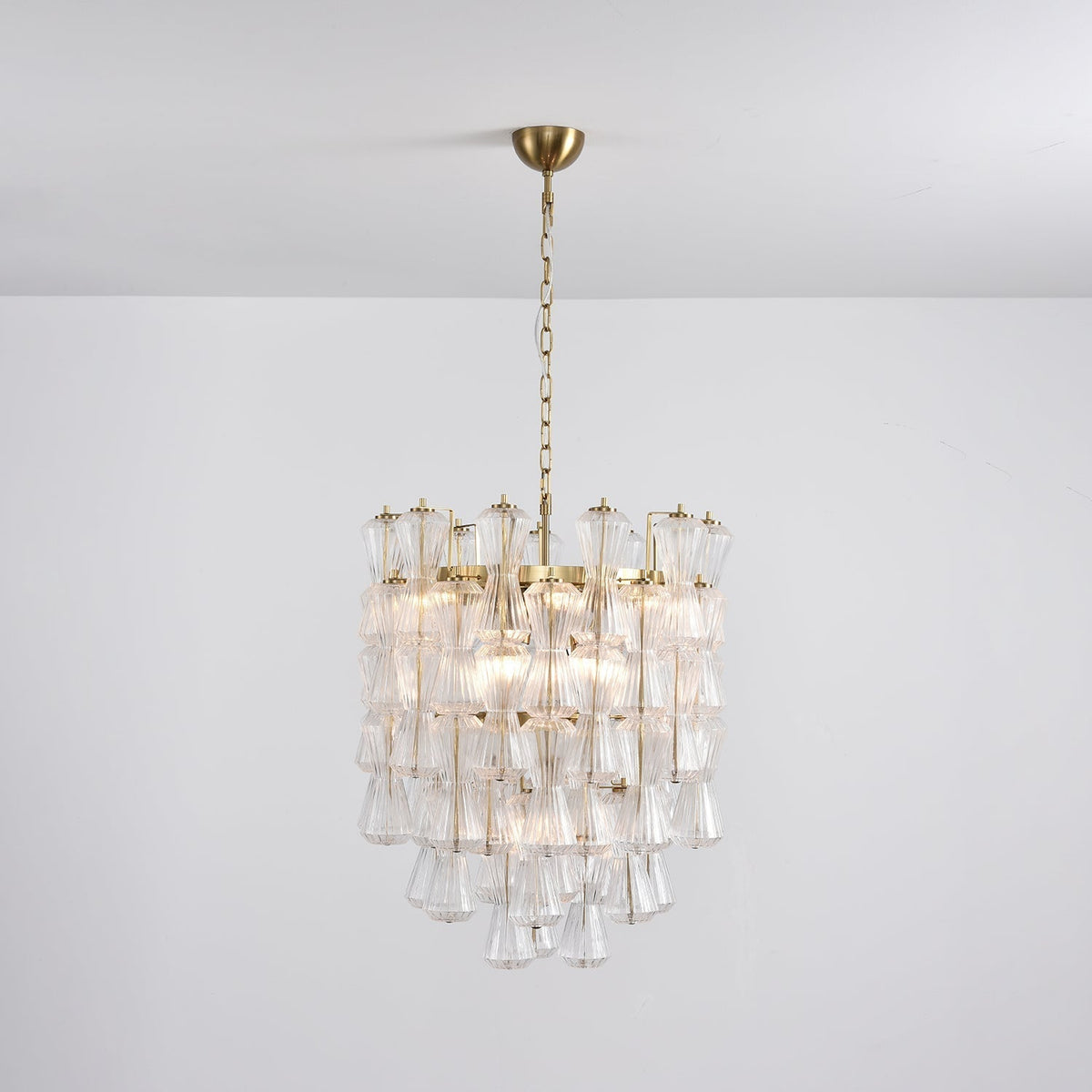 Deneleth Glass Chandelier-Moonnatur