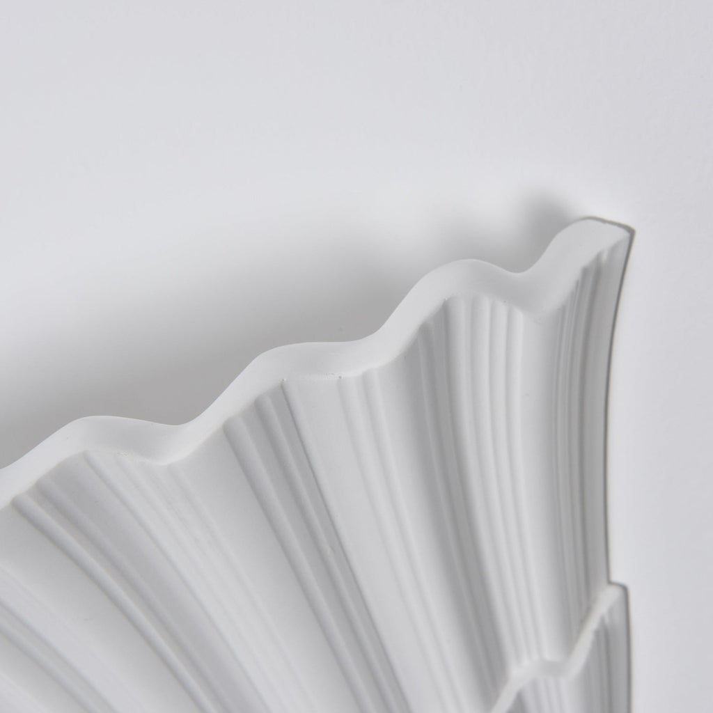 Ainswell Plaster Wall Light-Moonnatur
