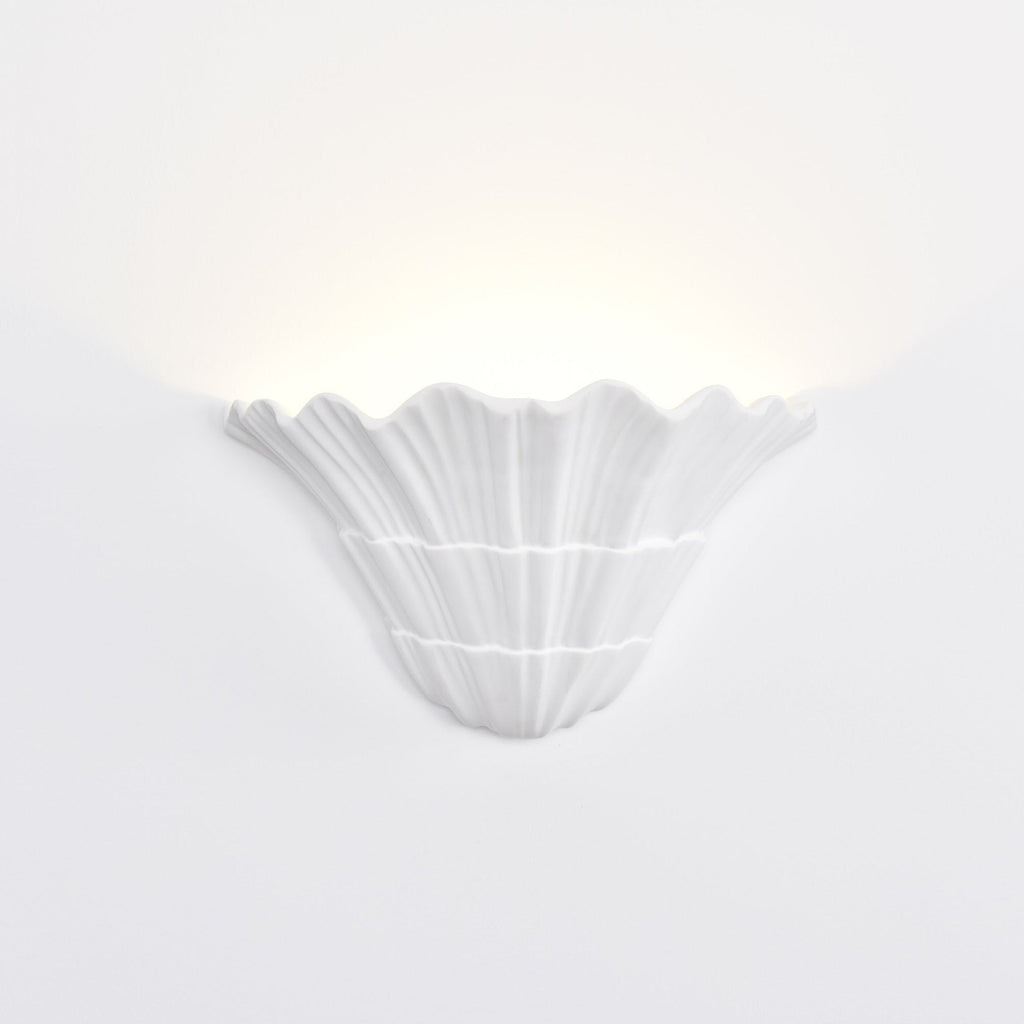 Altonwood Plaster Wall Light-Moonnatur