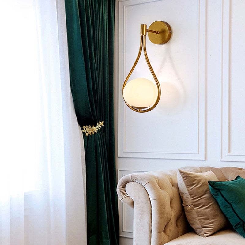 Sardenford Metal Wall Light-Moonnatur