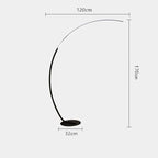 Baldenlynne Metal Floor Lamp-Moonnatur