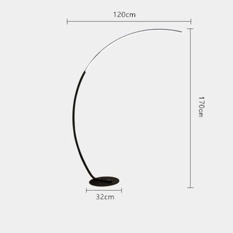 Baldenlynne Metal Floor Lamp-Moonnatur