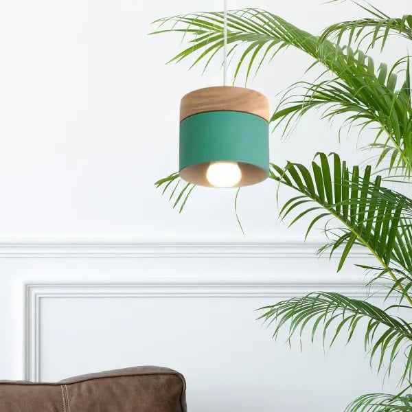 Hadrenash Wood Pendant Light-Moonnatur