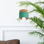 Hadrenash Wood Pendant Light-Moonnatur
