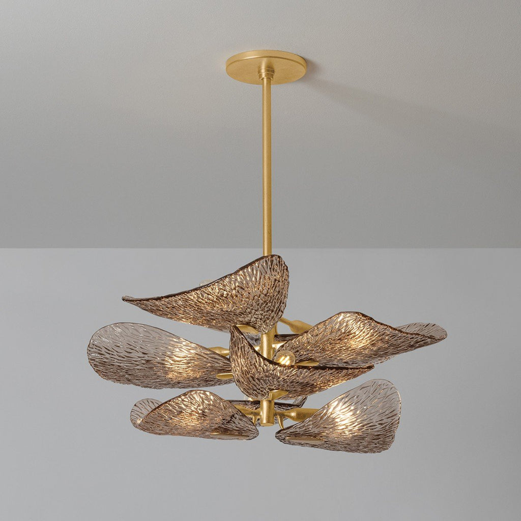Casterrose Glass Chandelier-Moonnatur