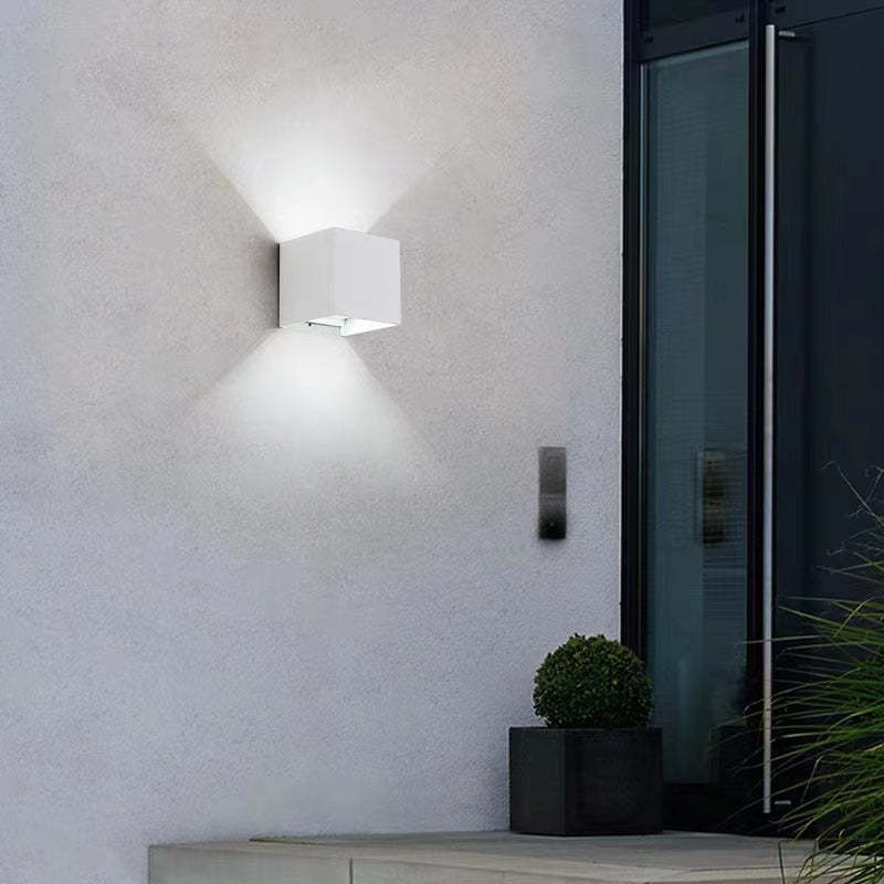 Nexu Modern Adjustable Square Outdoor Wall Lamp LED - Neutralighting