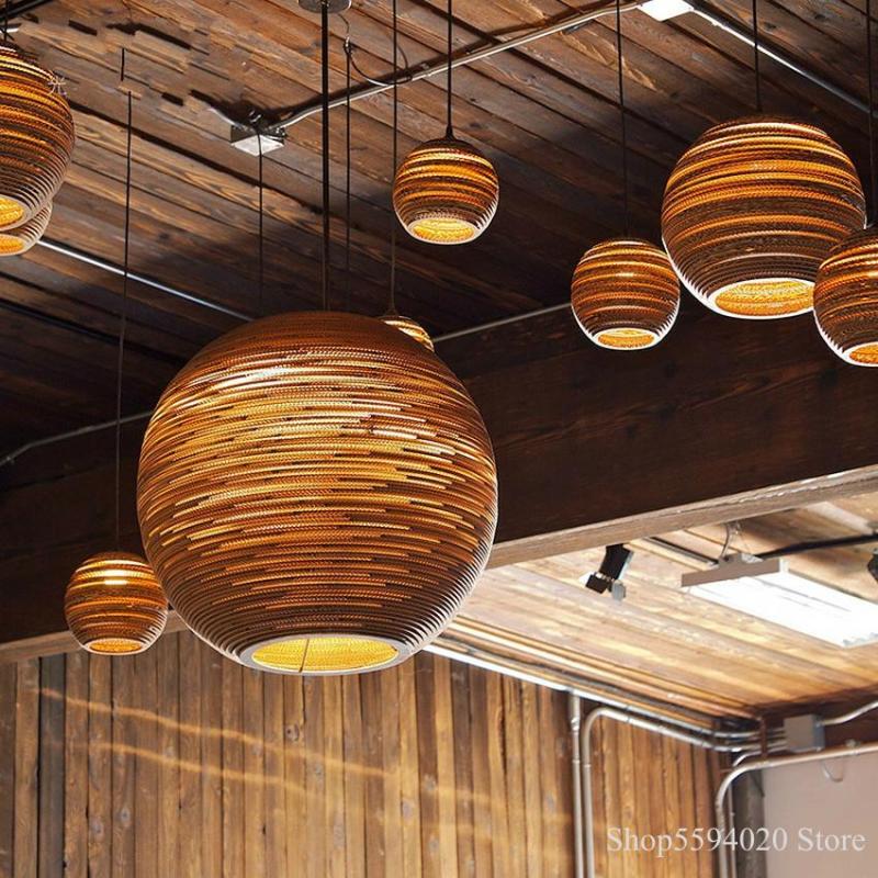Corenvale Paper Pendant Light-Moonnatur