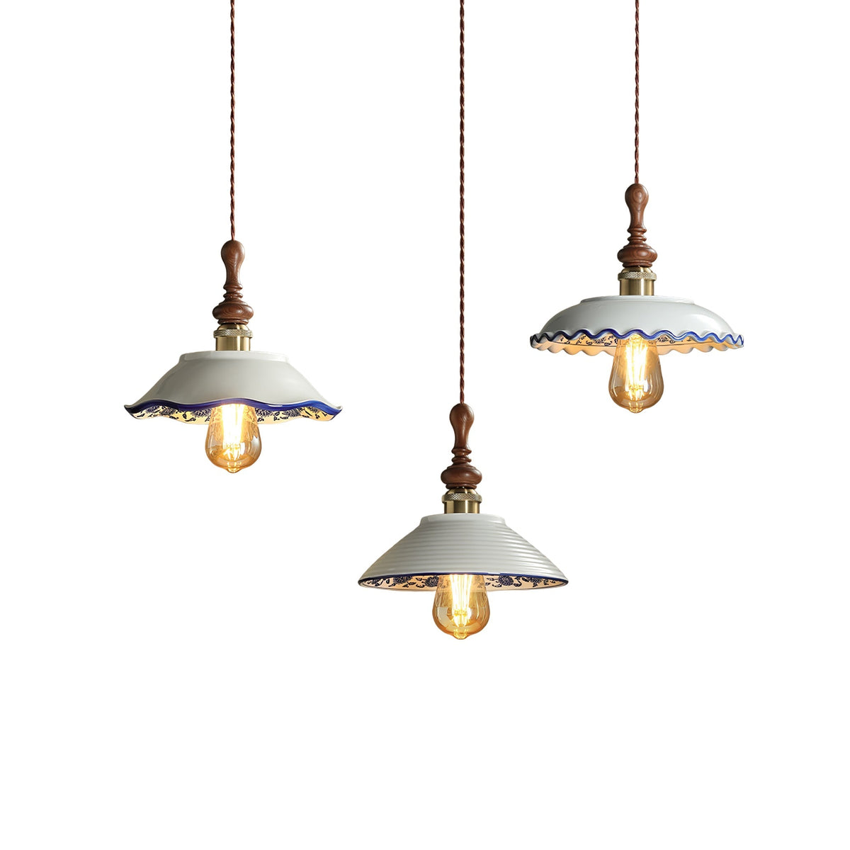 Cumberelia Ceramic Pendant Light-Moonnatur