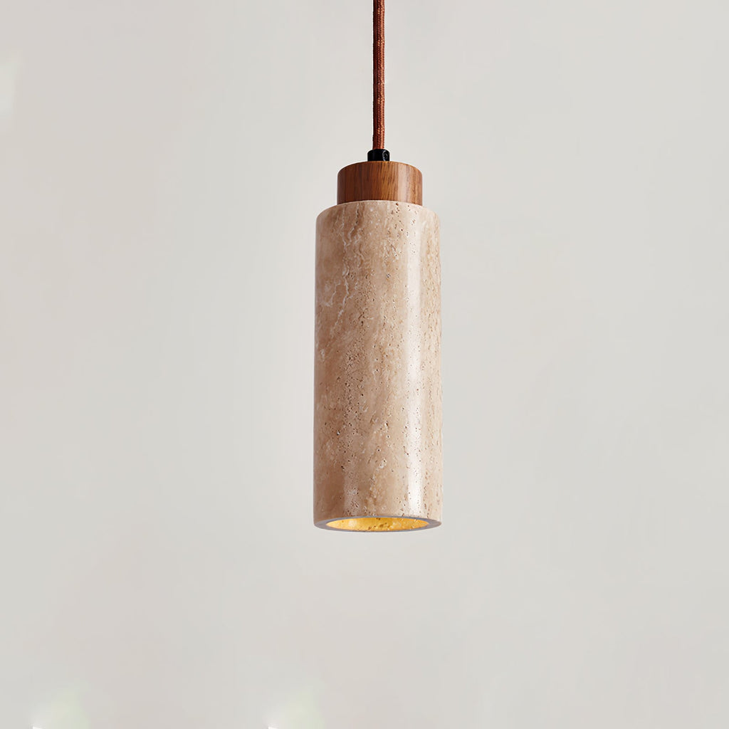 Ambelholm Travertine Pendant Light-Moonnatur