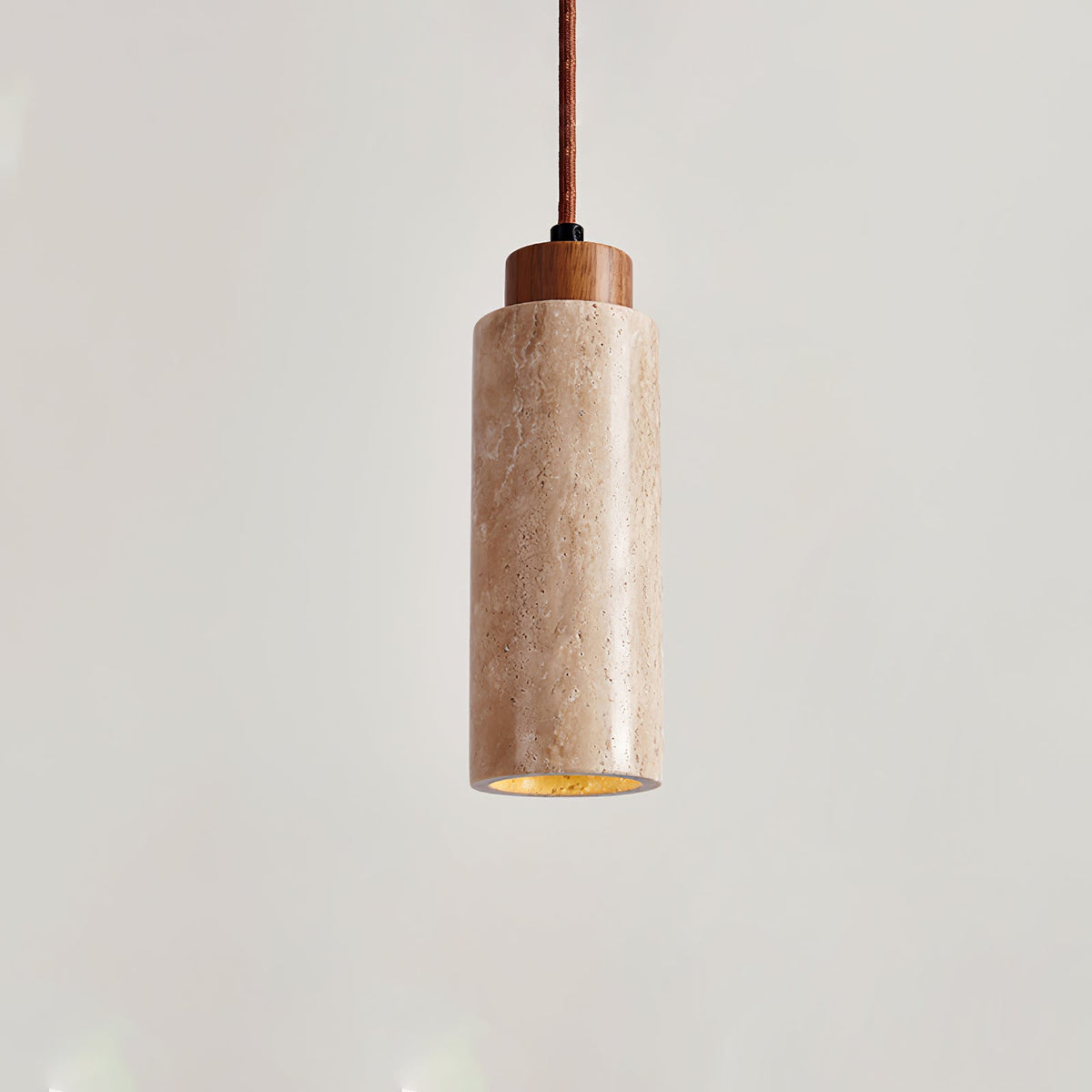 Ambelholm Travertine Pendant Light-Moonnatur