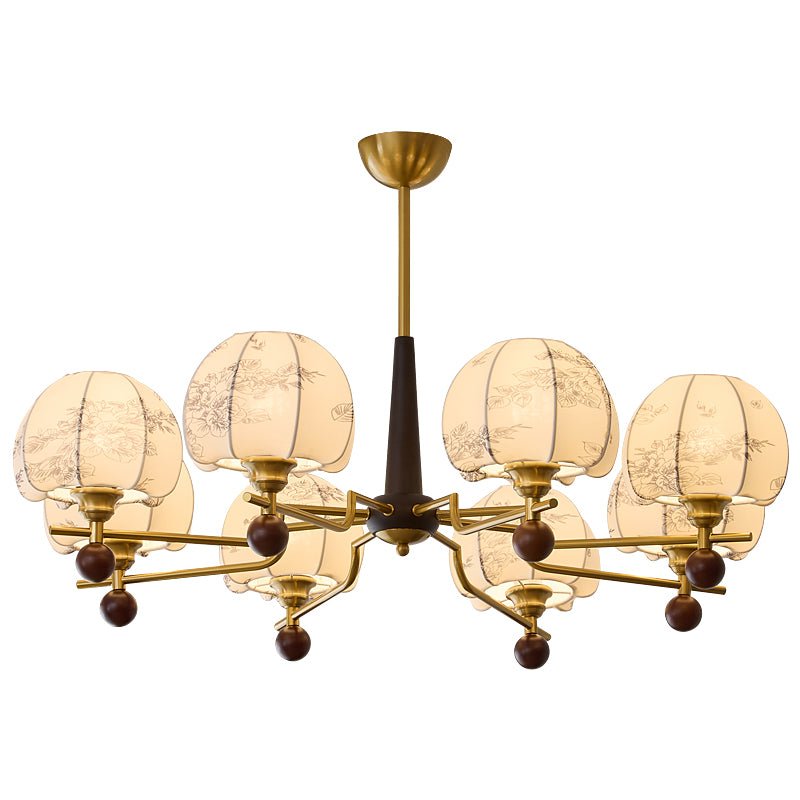 Haldenina Fabric Chandelier-Moonnatur