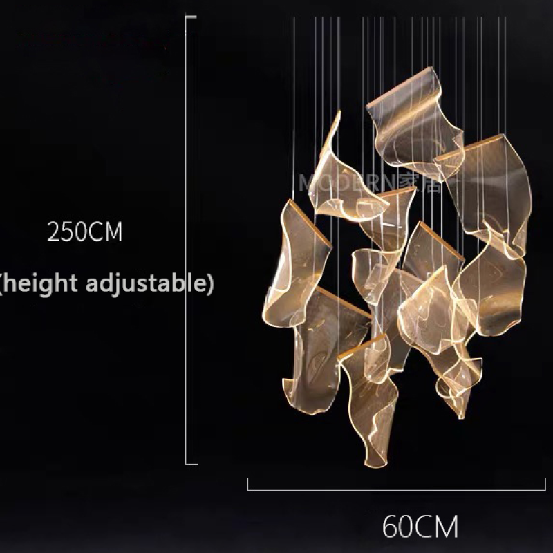 Keldelwren Acrylic Chandelier-Moonnatur