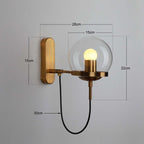Sorrelhill Glass Wall Light-Moonnatur