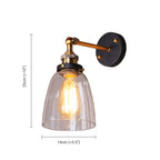 Denelford Glass Wall Light-Moonnatur