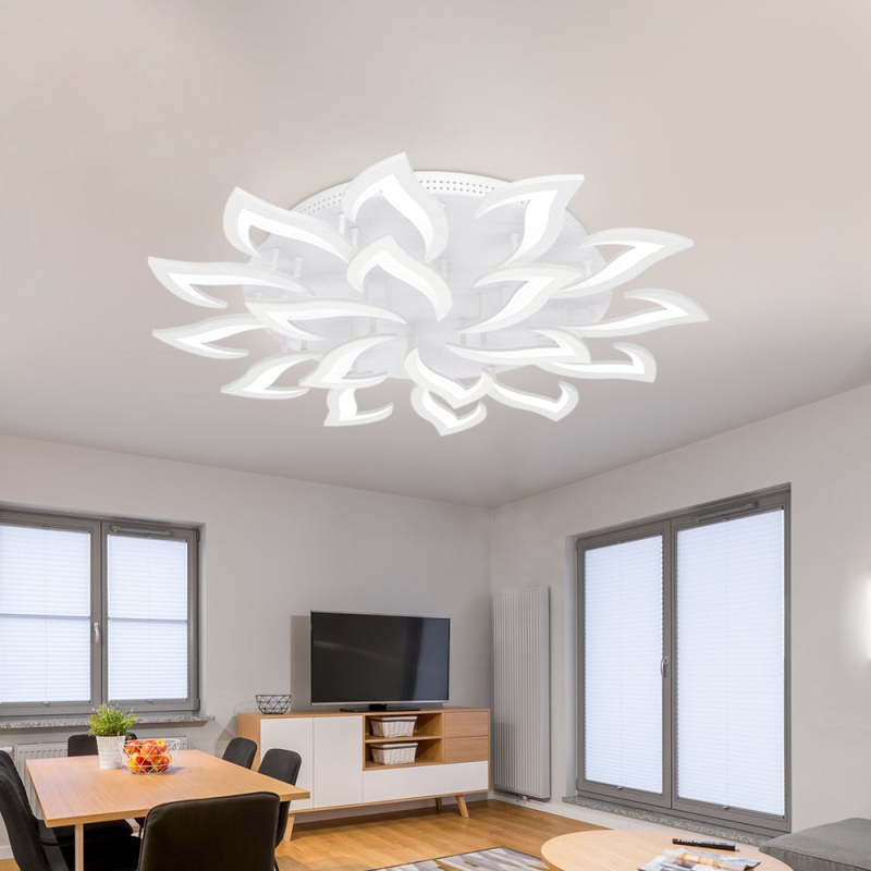 Islenash Acrylic Ceiling Light-Moonnatur