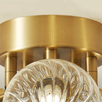 Garnelgrove Glass Ceiling Light-Moonnatur