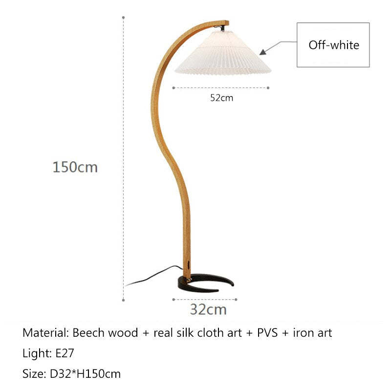 Ambelorie Fabric Floor Lamp-Moonnatur