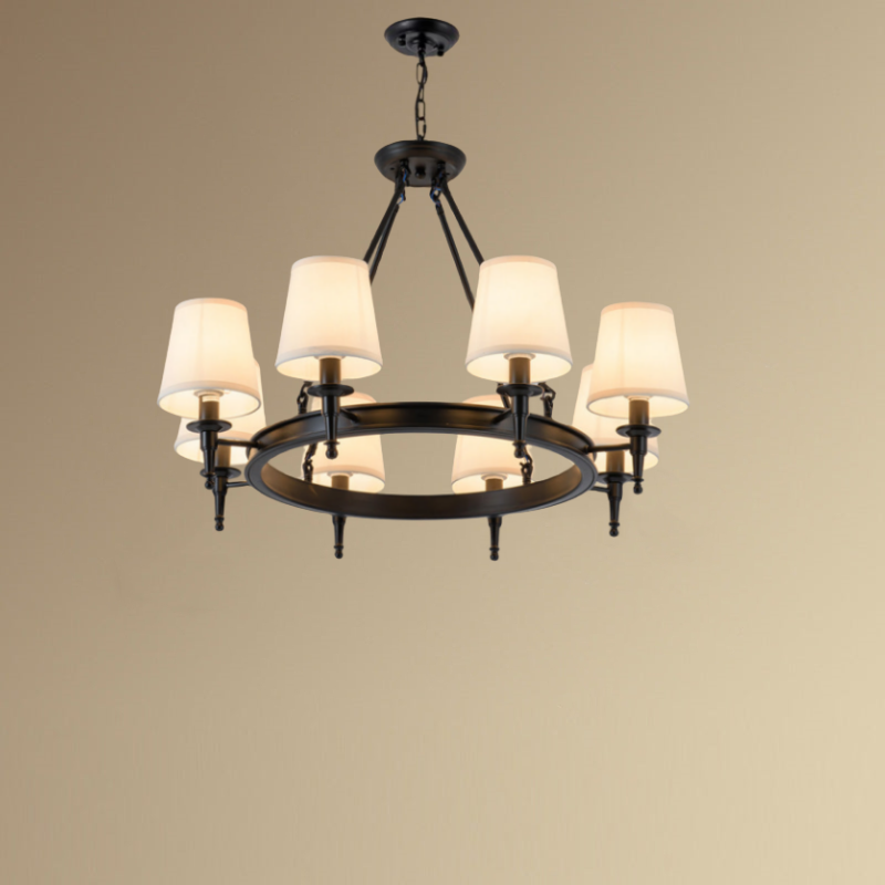 Jorrenoria Fabric Chandelier-Moonnatur