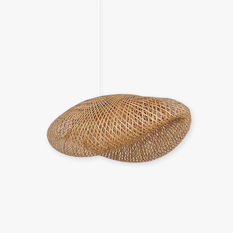 Rinwa Natural Pendant Light for Dining Room/Kitchen Island, Bamboo - Neutralighting