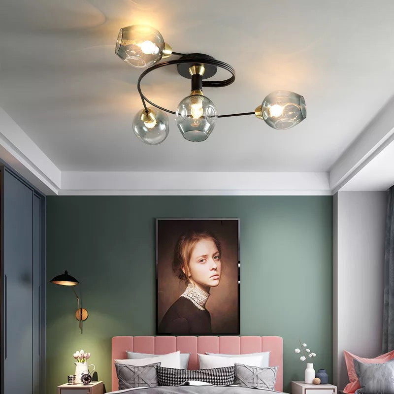 Sardenbrook Glass Ceiling Light-Moonnatur