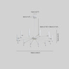 Penrelheath Metal Chandelier-Moonnatur