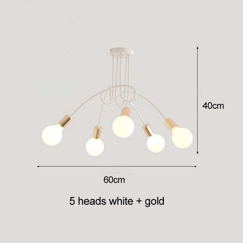 Avrenlyn Iron Ceiling Light-Moonnatur
