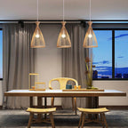 Verrenrose Bamboo Pendant Light-Moonnatur