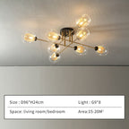 Inverrose Glass Chandelier-Moonnatur