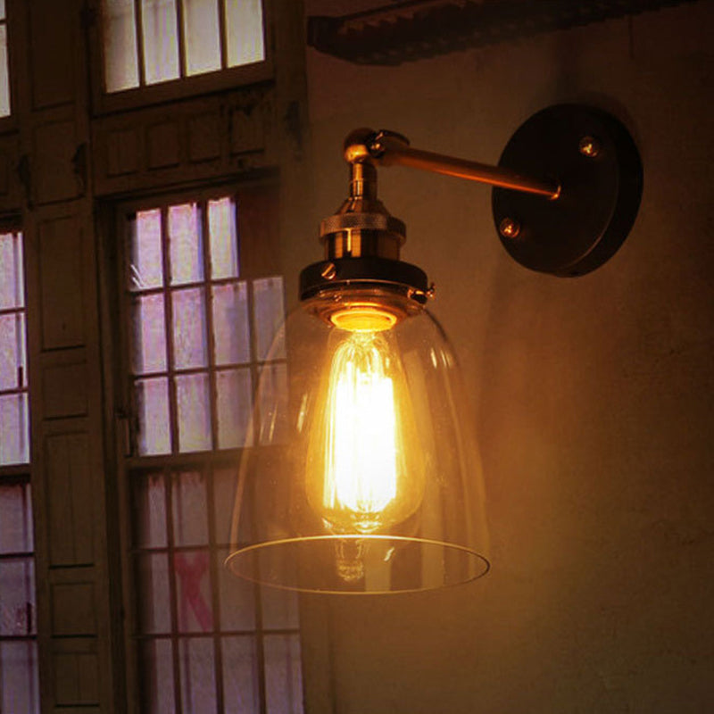 Denelford Glass Wall Light-Moonnatur
