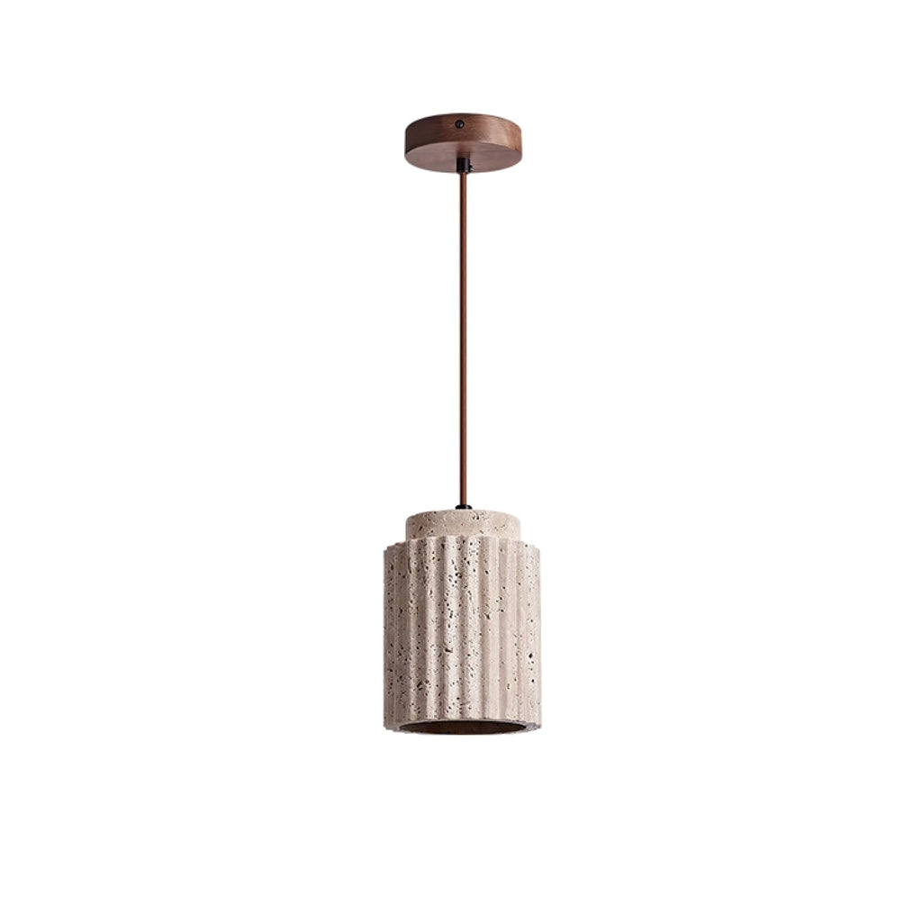 Veyrenmere Travertine Pendant Light-Moonnatur
