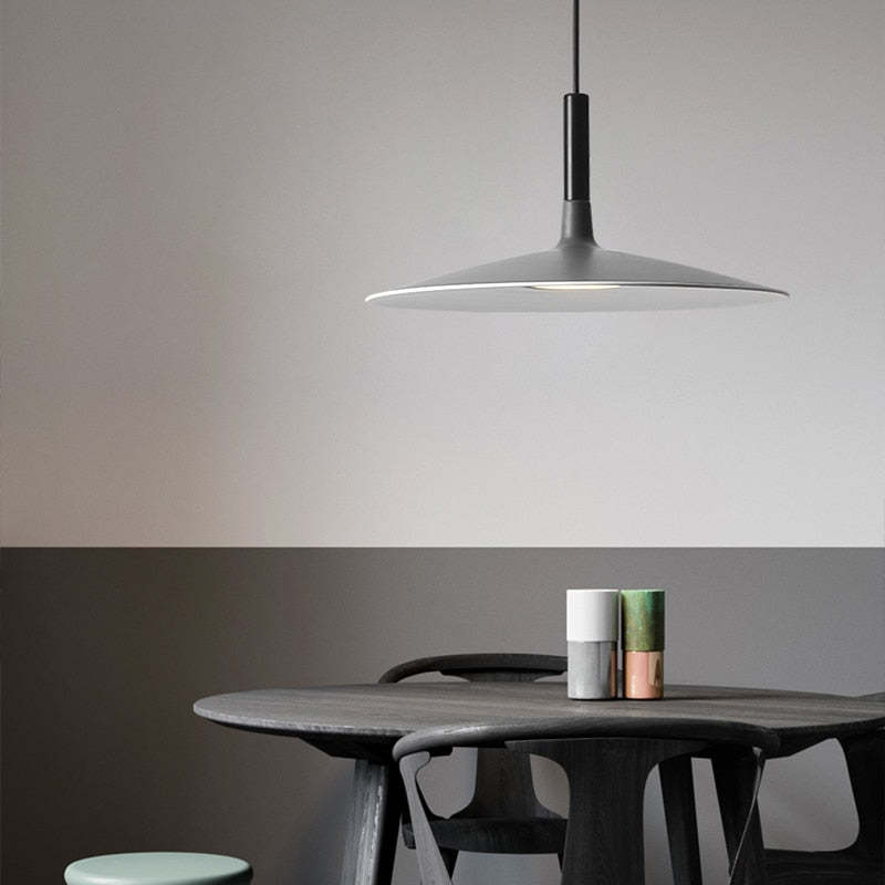Rava Pendant Light Pan, Plate Shape Modern Design - Neutralighting