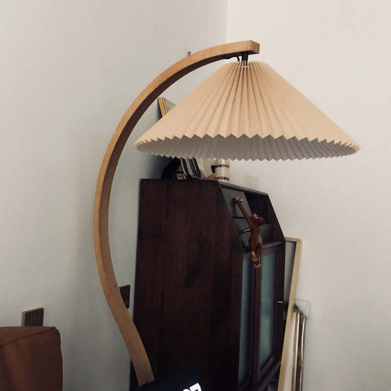 Ambelorie Fabric Floor Lamp-Moonnatur