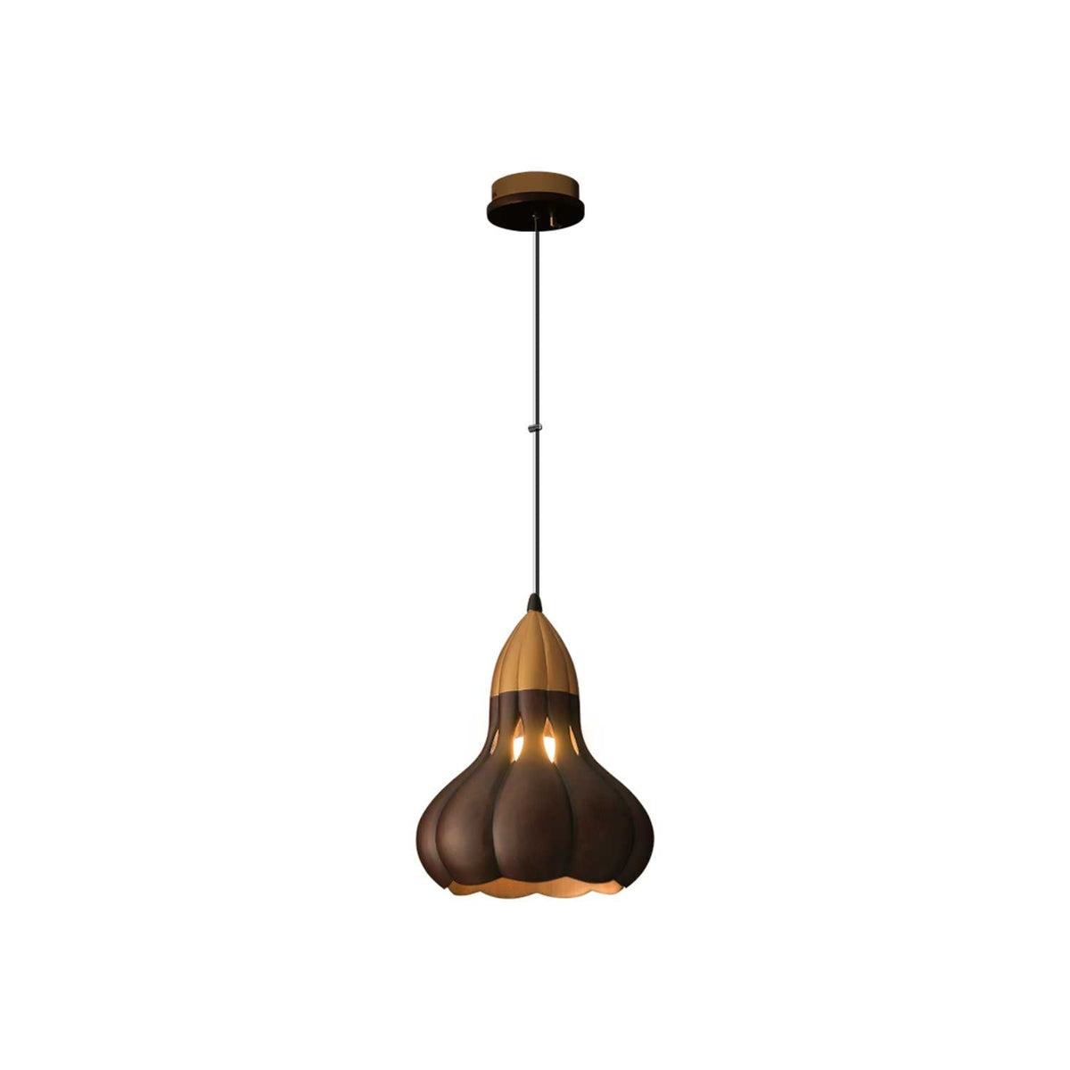Lavenis Wood Pendant Light-Moonnatur