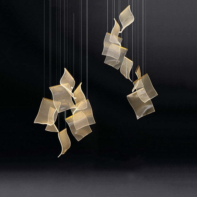 Keldelwren Acrylic Chandelier-Moonnatur