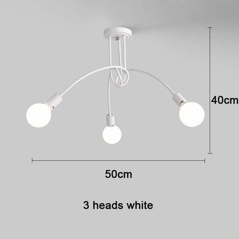 Avrenlyn Iron Ceiling Light-Moonnatur