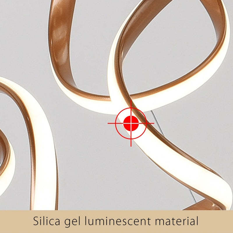 Clyra Modern Irregular Flower Pendant Light, 3 Colors - Neutralighting