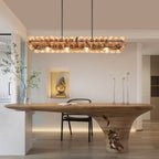 Denelena Glass Chandelier-Moonnatur