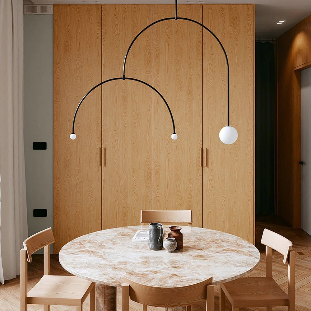 Kilvenlyn Metal Pendant Light-Moonnatur