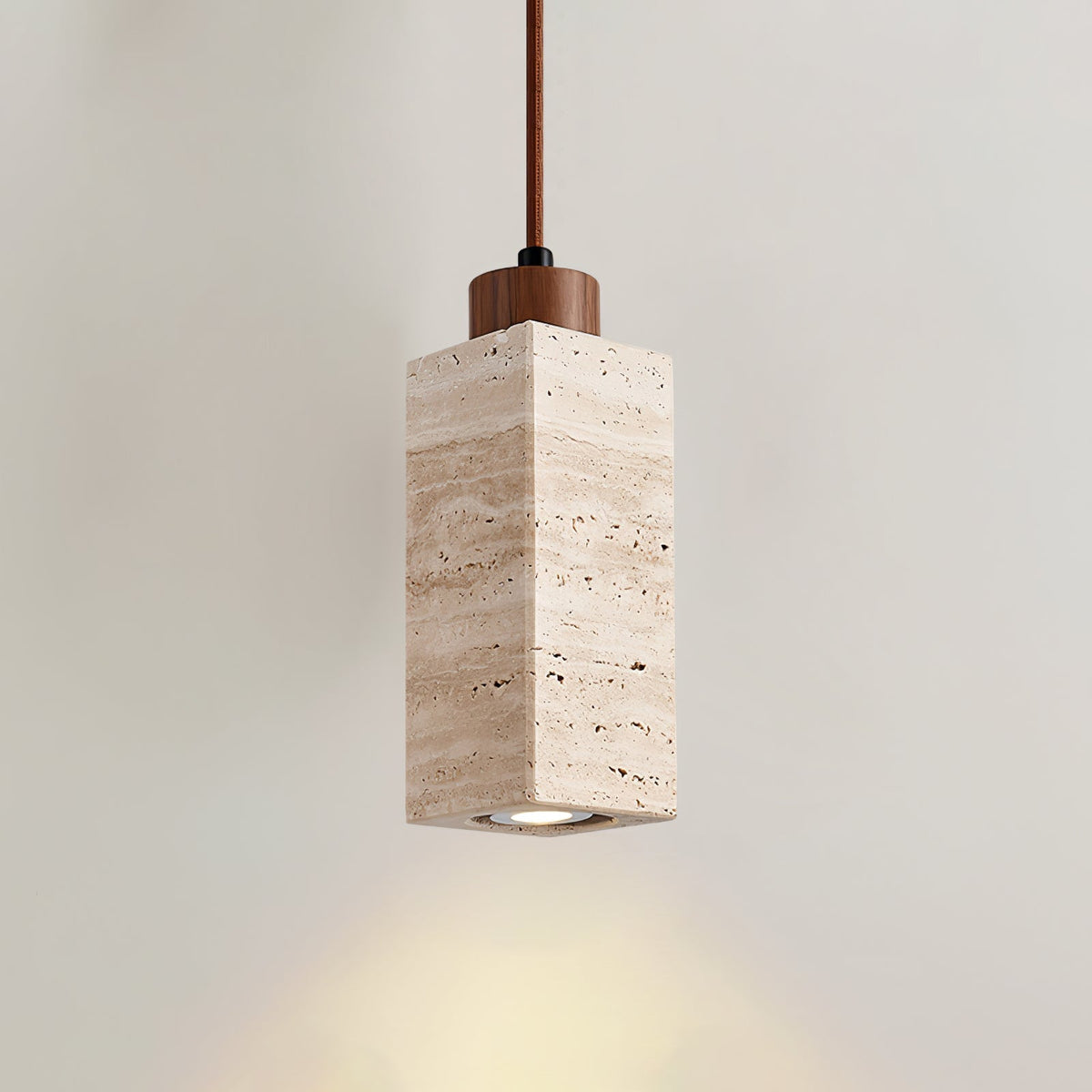 Ambelholm Travertine Pendant Light-Moonnatur