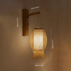 Hatherenna Rattan Wall Light-Moonnatur