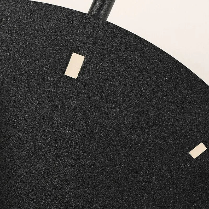 Glint Modern Clock Round Wall Lamp, Gold/Black - Neutralighting