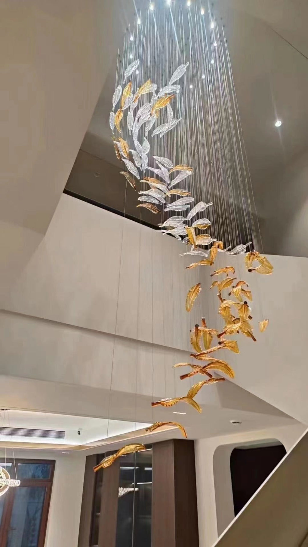 Vardenelle Glass Chandelier-Moonnatur