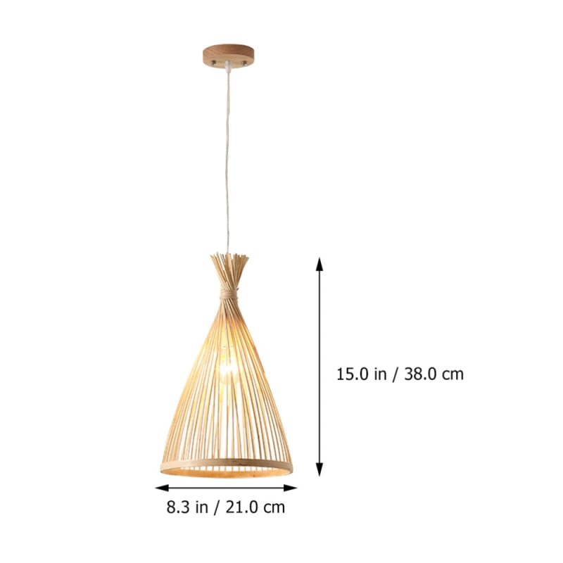 Verrenrose Bamboo Pendant Light-Moonnatur