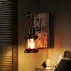 Keldelorie Wood Wall Light-Moonnatur
