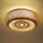 Lindelenelle Rattan Ceiling Light-Moonnatur