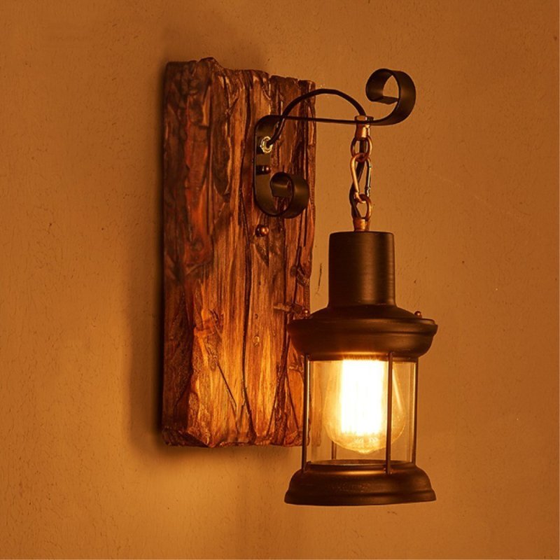 Keldelorie Wood Wall Light-Moonnatur