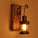 Keldelorie Wood Wall Light-Moonnatur