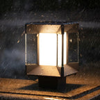 Savenmoss Glass Post Light-Moonnatur